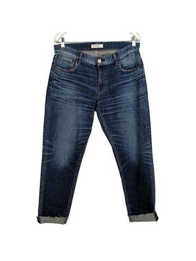 Moussy Vintage Jeans Women 30 Mid Rise Cropped slim taper Japan Denim Whiskered